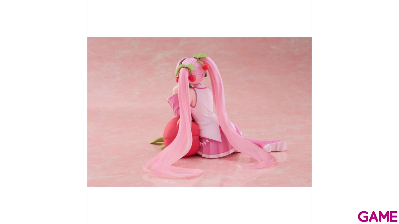 Figura Hatsune Miku Sakura Miku Cherry Cushion version de 13 cm-3