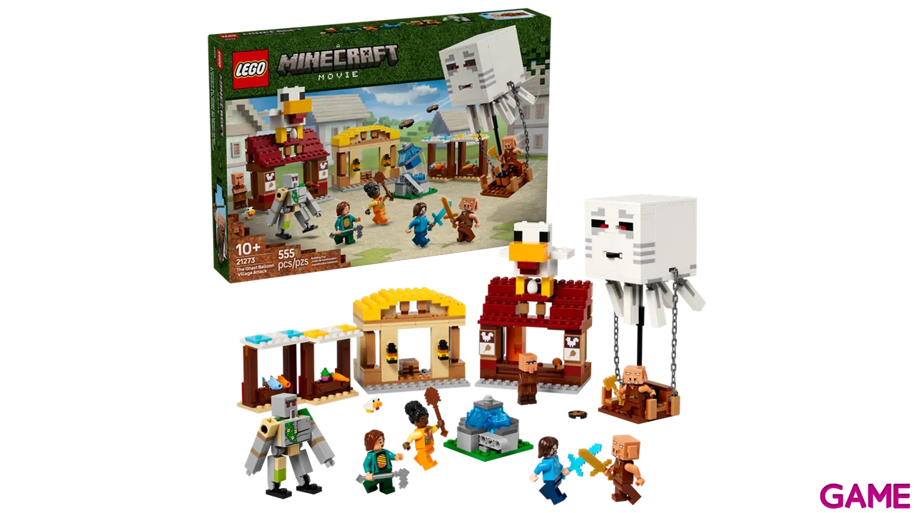 LEGO Minecraft: El Ataque a la Aldea del Globo de Ghast 21273-0