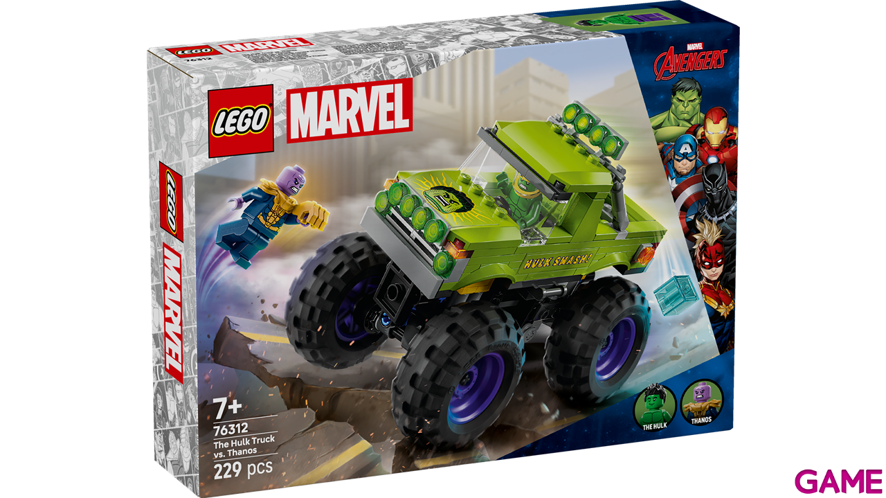LEGO Super Heroes Marvel The Hulk Truck vs. Thanos V29 76312-1
