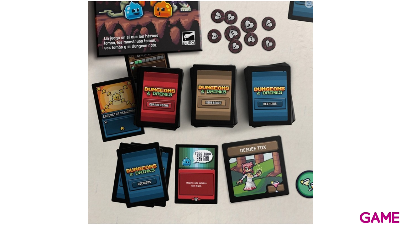 Juego de mesa Dungeons and Drinks-1
