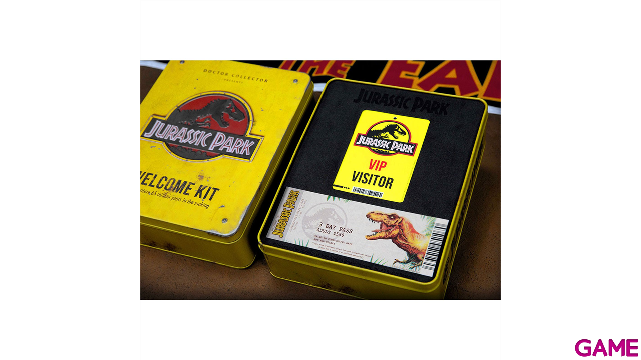 Jurassic Park Caja Metal Welcome Kit Standard-4