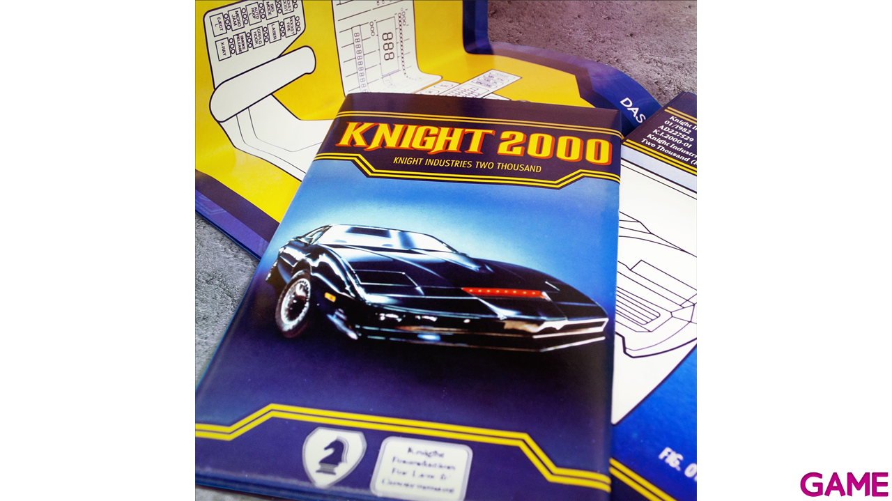 KNIGHT RIDER FLAG AGENT KIT DR COLLECTOR KIT COCHE FANTASTICO-9