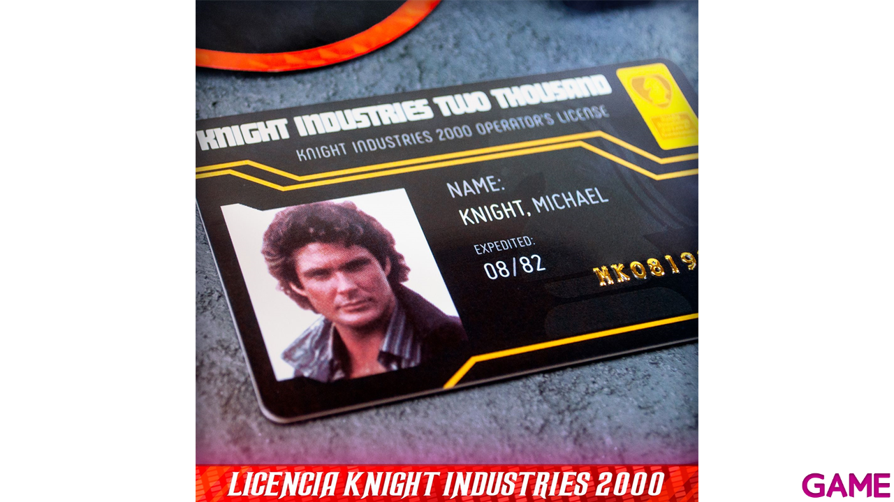 KNIGHT RIDER FLAG AGENT KIT DR COLLECTOR KIT COCHE FANTASTICO-10