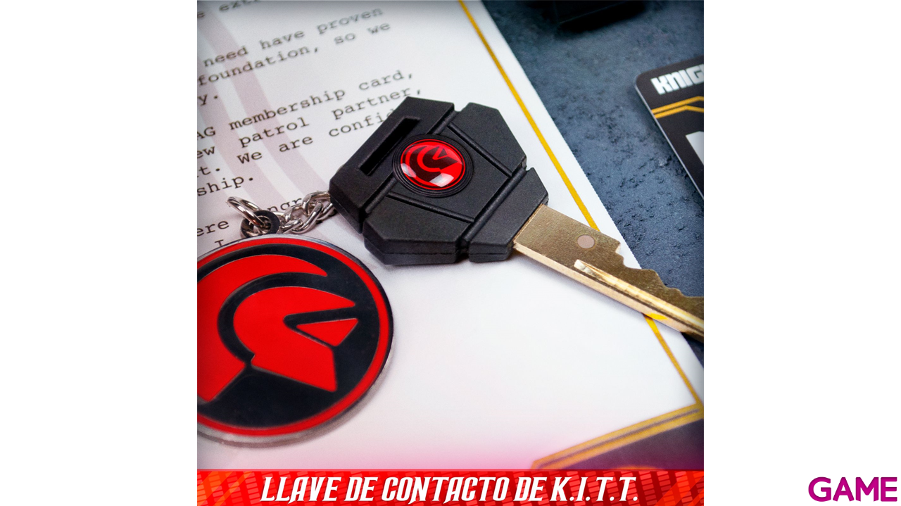 KNIGHT RIDER FLAG AGENT KIT DR COLLECTOR KIT COCHE FANTASTICO-8