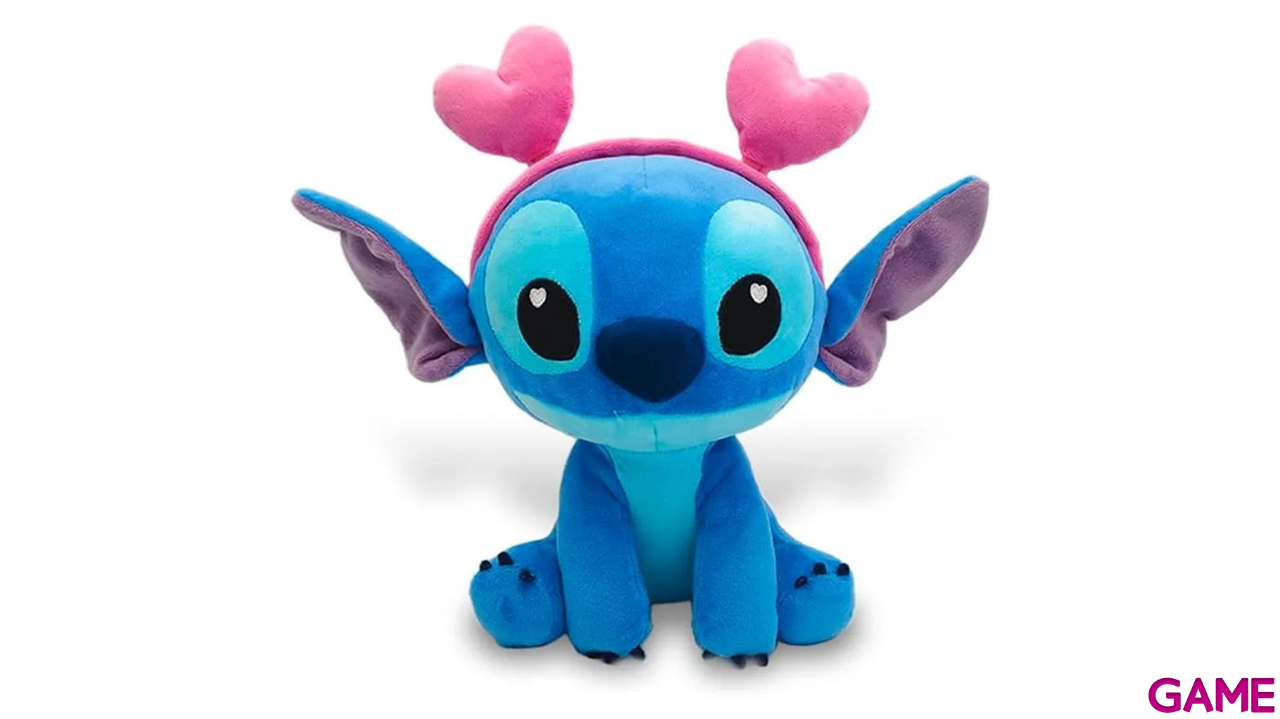 STITCH CORAZONES PELUCHE 25 CM DISNEY LILO & STITCH-0