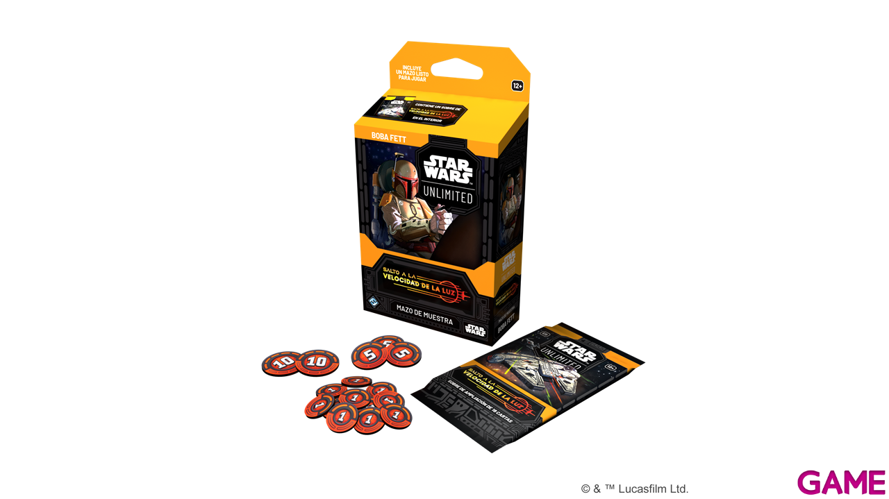 Mazo de cartas Star Wars Unlimited: Salto a la velocidad de la luz Boba Fett-1