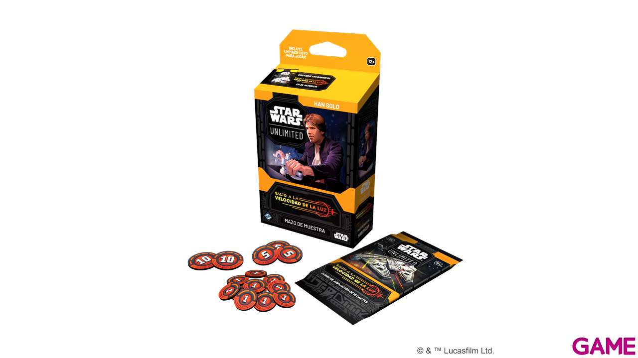 Mazo de cartas Star Wars Unlimited: Salto a la velocidad de la luz Han Solo-1