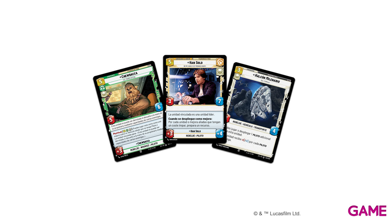 Mazo de cartas Star Wars Unlimited: Salto a la velocidad de la luz Han Solo-5