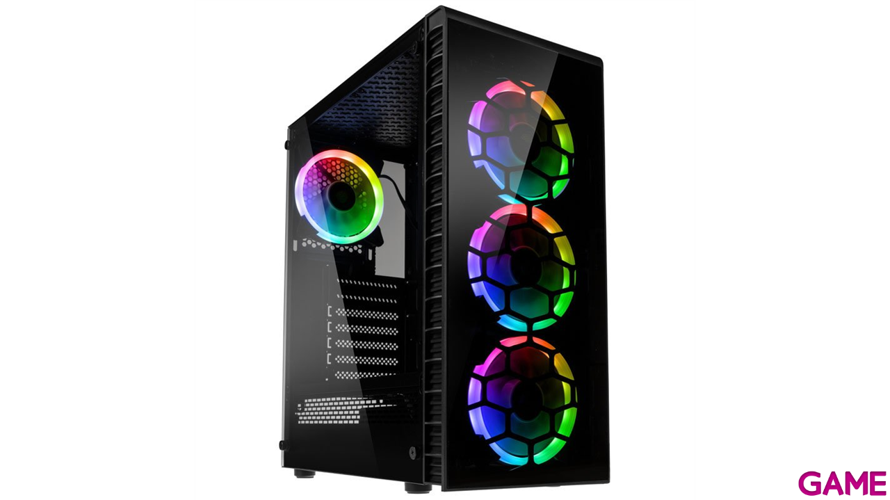 GAMEPC R2502 i7-10700F - GT710 - 16GB - 480GB SSD + 1TB HDD - Ordenador Sobremesa-0