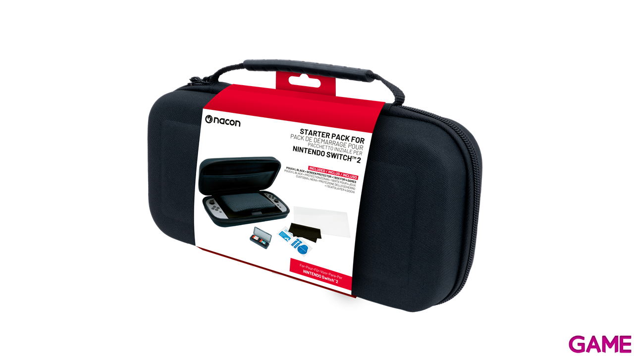 Pack Funda Negra y Protector Pantalla NACON-1