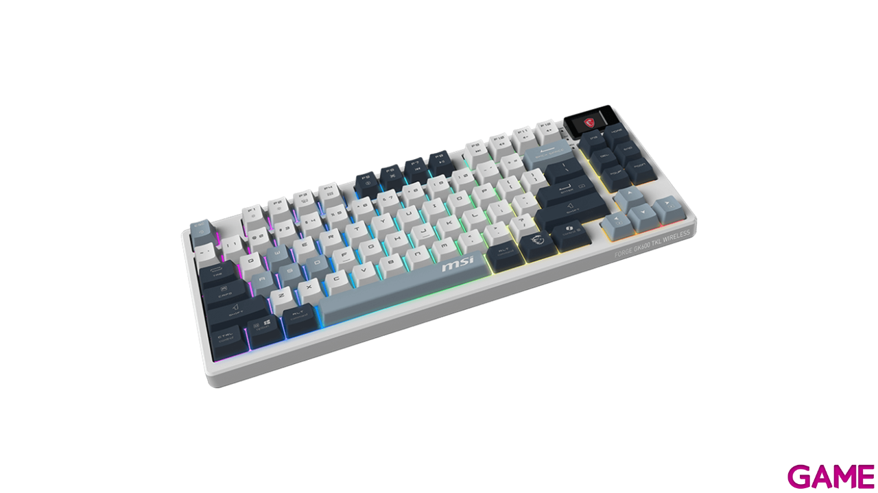 MSI Forge GK600 TKL Wireless Sky Spanish Layout - Teclado Gaming-0
