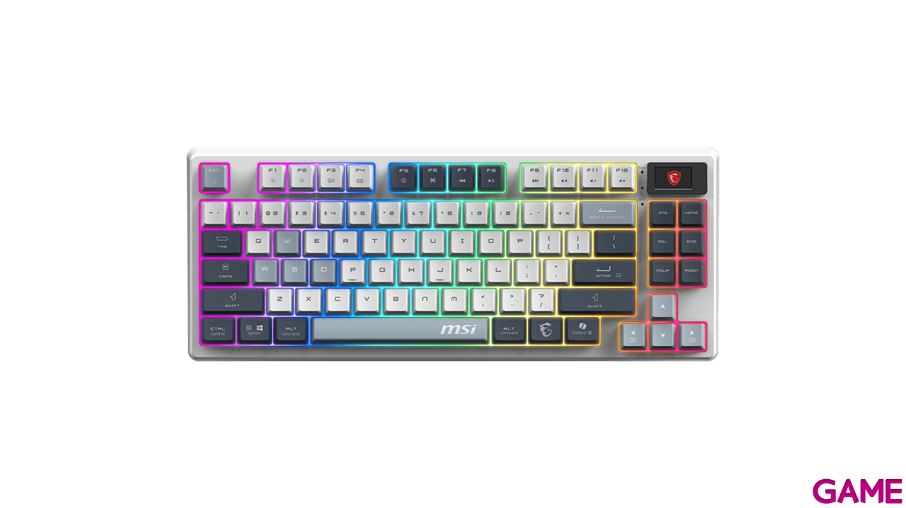 MSI Forge GK600 TKL Wireless Sky Spanish Layout - Teclado Gaming-5