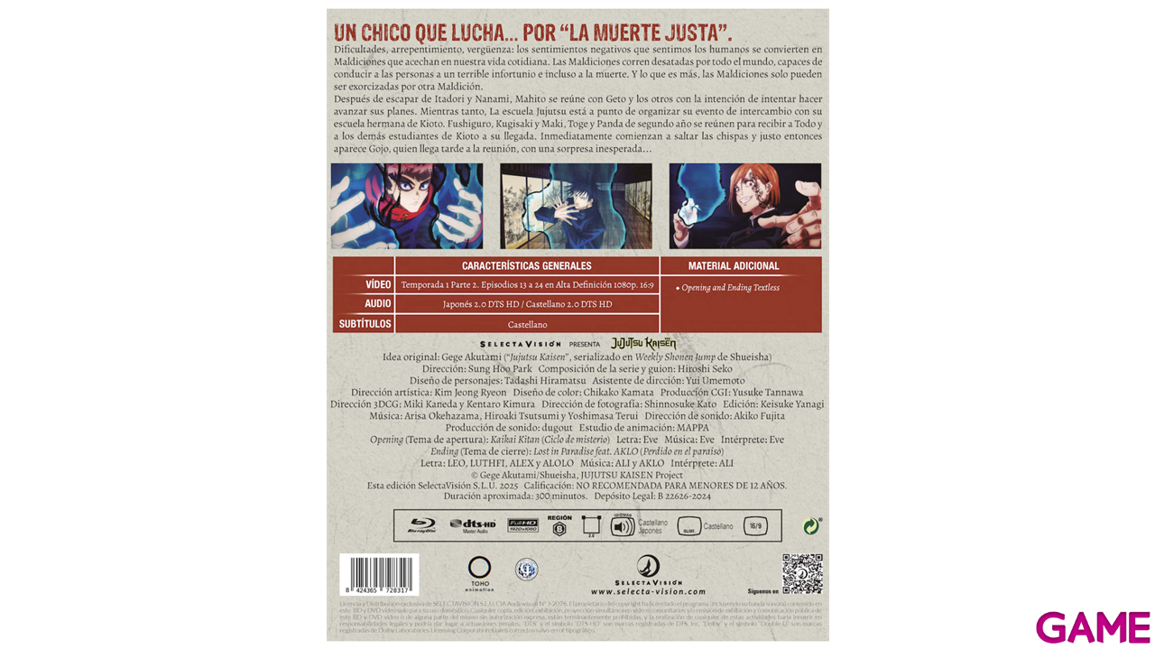 Jujutsu Kaisen Temporada 1 Parte 2 - Edición Coleccionista-2