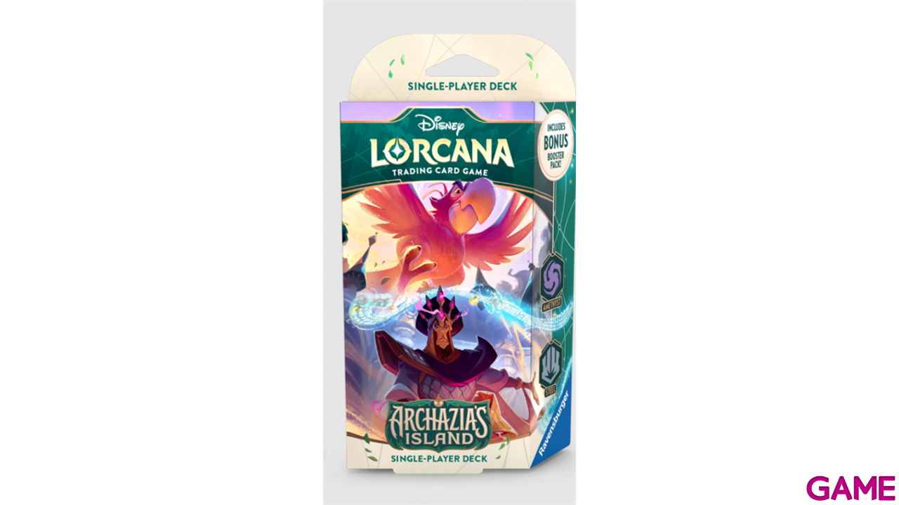 Disney Lorcana: Archazia´s Island Starter Deck A - Amethyst and Steel (inglés)-0