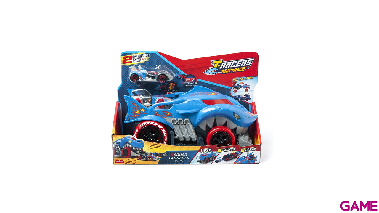 T-Racers - Playset Shark Squad Launcher-0