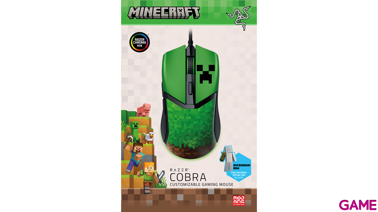 Razer Cobra - Minecraft Edition - Raton Gaming-5