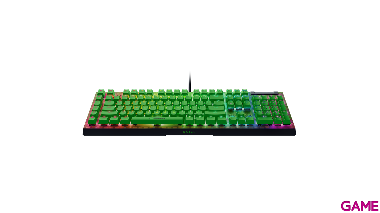 Razer Blackwidow V4 X Green Switch - Minecraft Edition - US Layout - Teclado Gaming-2