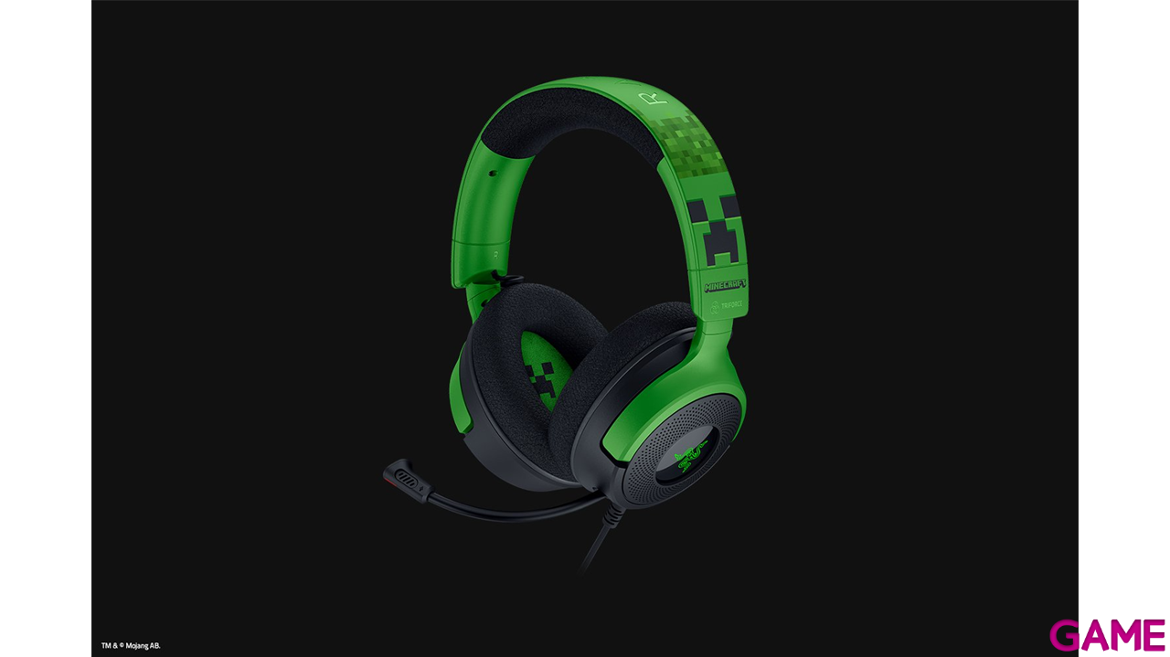 Razer Kraken V4 X - Minecraft Edition - PC - PS5 - PS4 - Movil - Auriculares Gaming-4