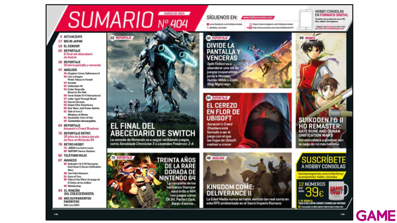 Revista Hobby Consolas nº 404-3