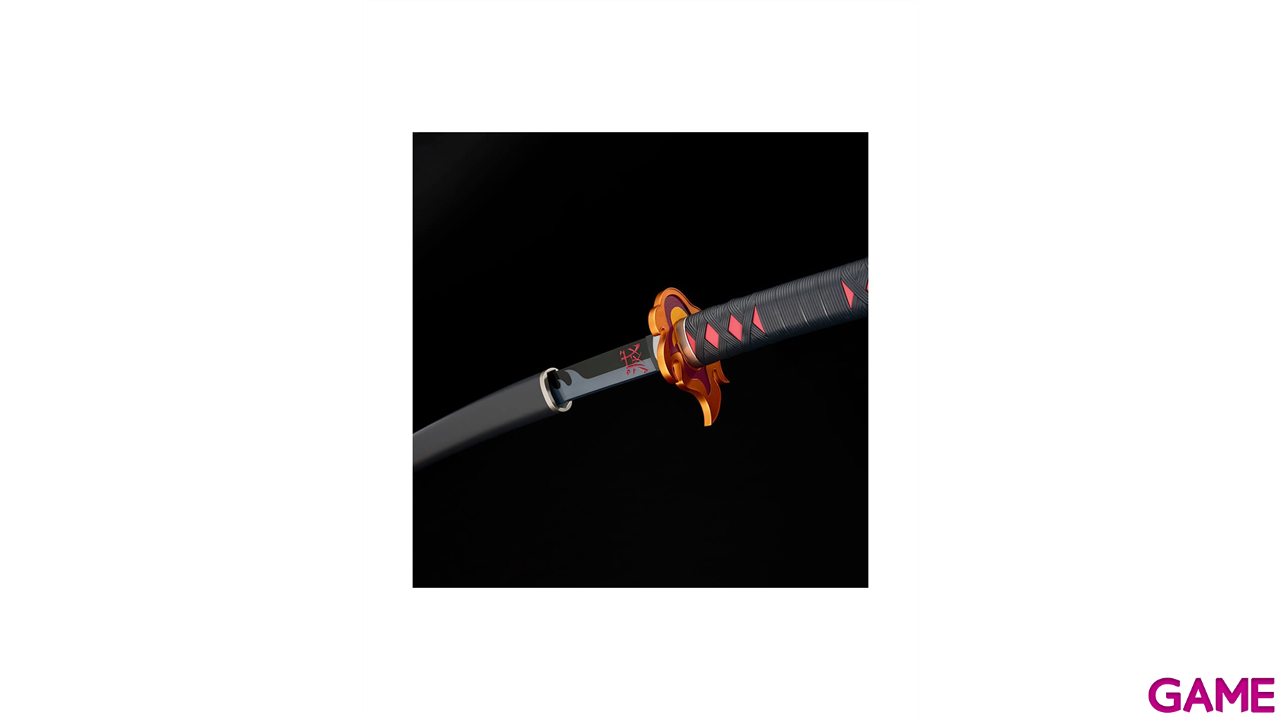 Replica de espada Nichirin de Tanjiro Kamado de 88 cm-2