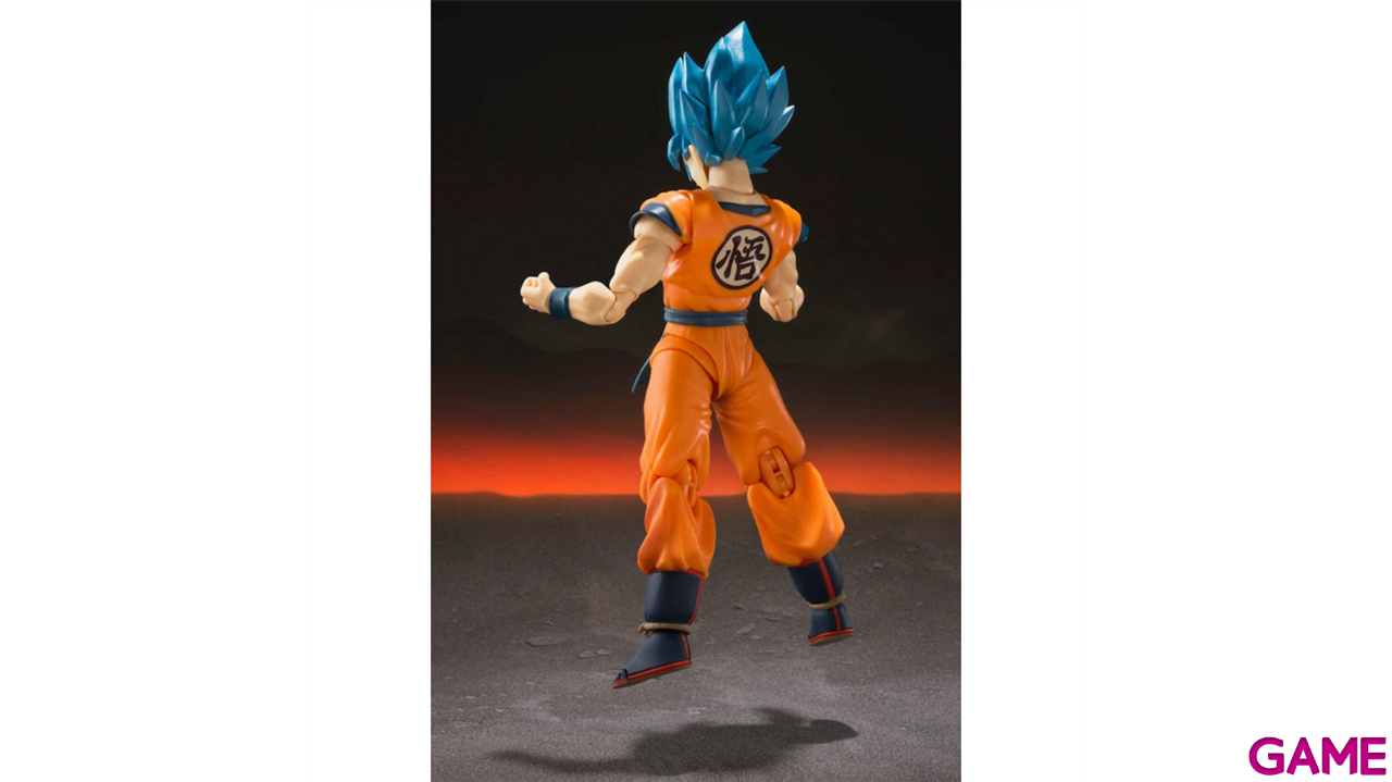 Figura Dragon Ball Super Saiyan God Super Saiyan Goku de 14 cm-0