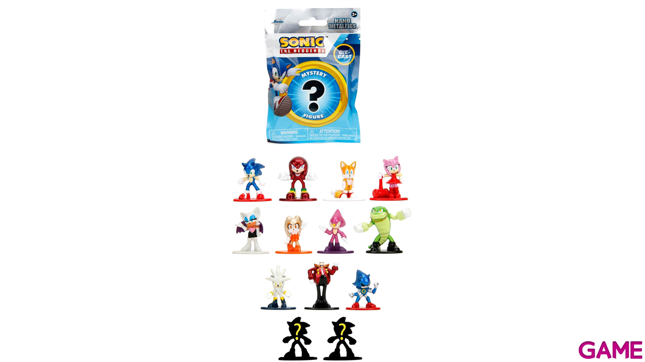 Figura Metalica Sonic de 4 cm (surtido)-1
