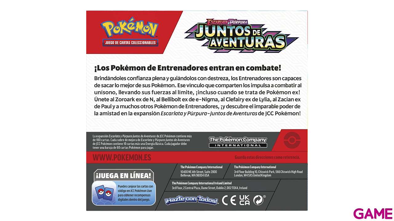 Sobre de Refuerzo Pokemon TCG SV9: Juntos de Aventuras (Castellano)-2