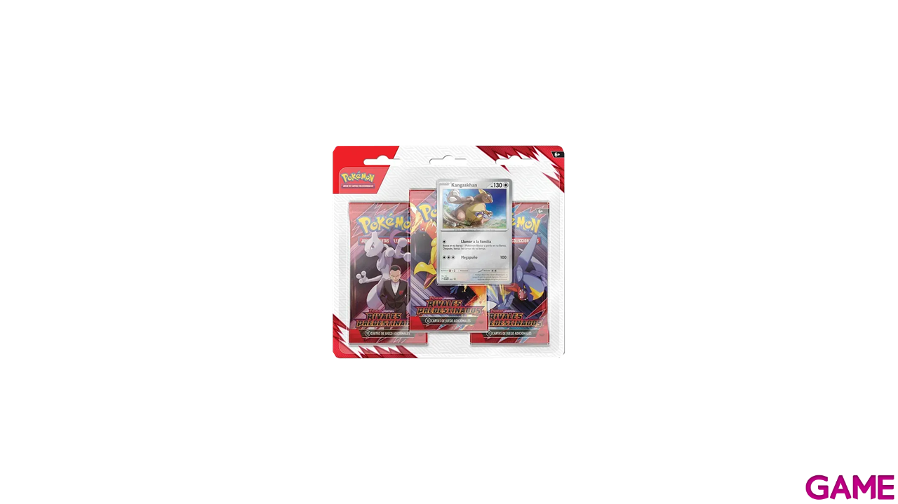 Pack de 3 Sobres de Refuerzo Pokemon Escarlata y Púrpura: Rivales Predestinados-0