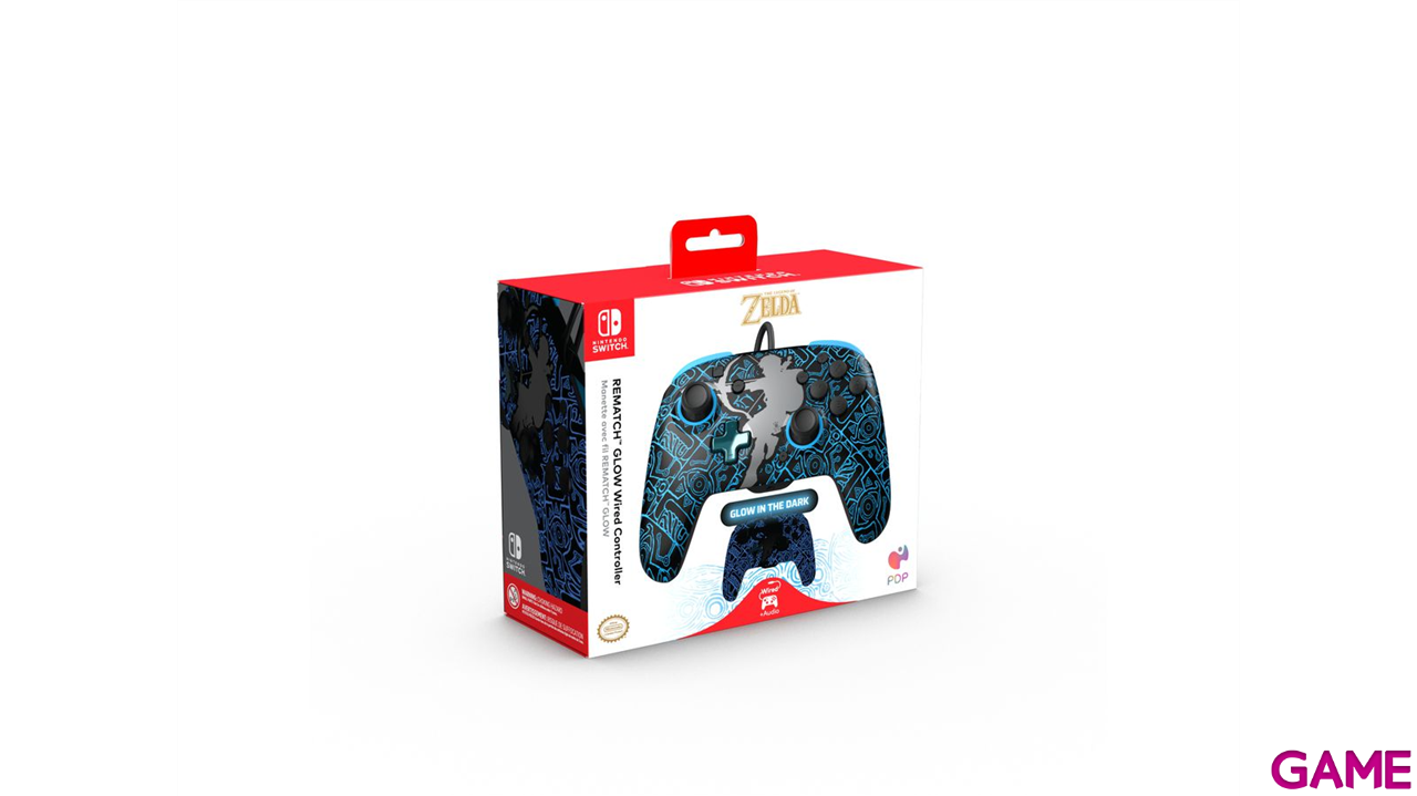 Controller con Cable PDP Rematch Zelda Sheika Shoot - Licencia oficial--6