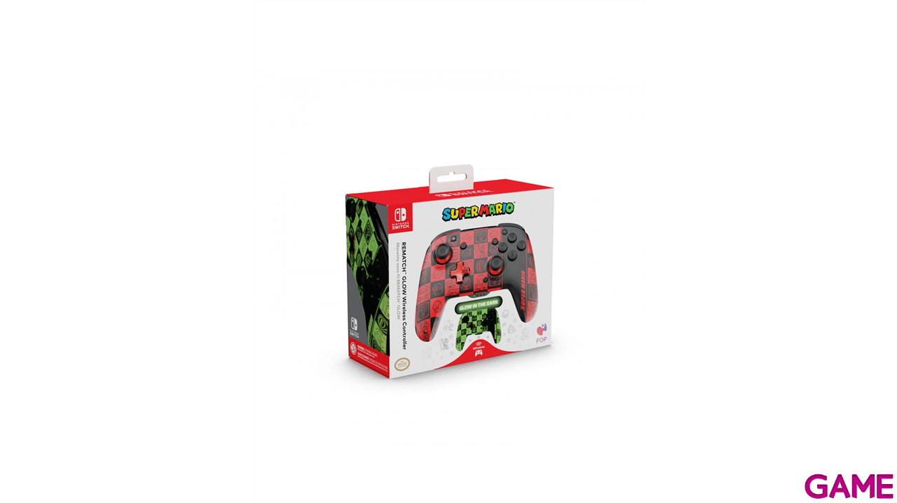 Controller Bluetooth PDP Rematch Mario Super Icon - Licencia oficial--3