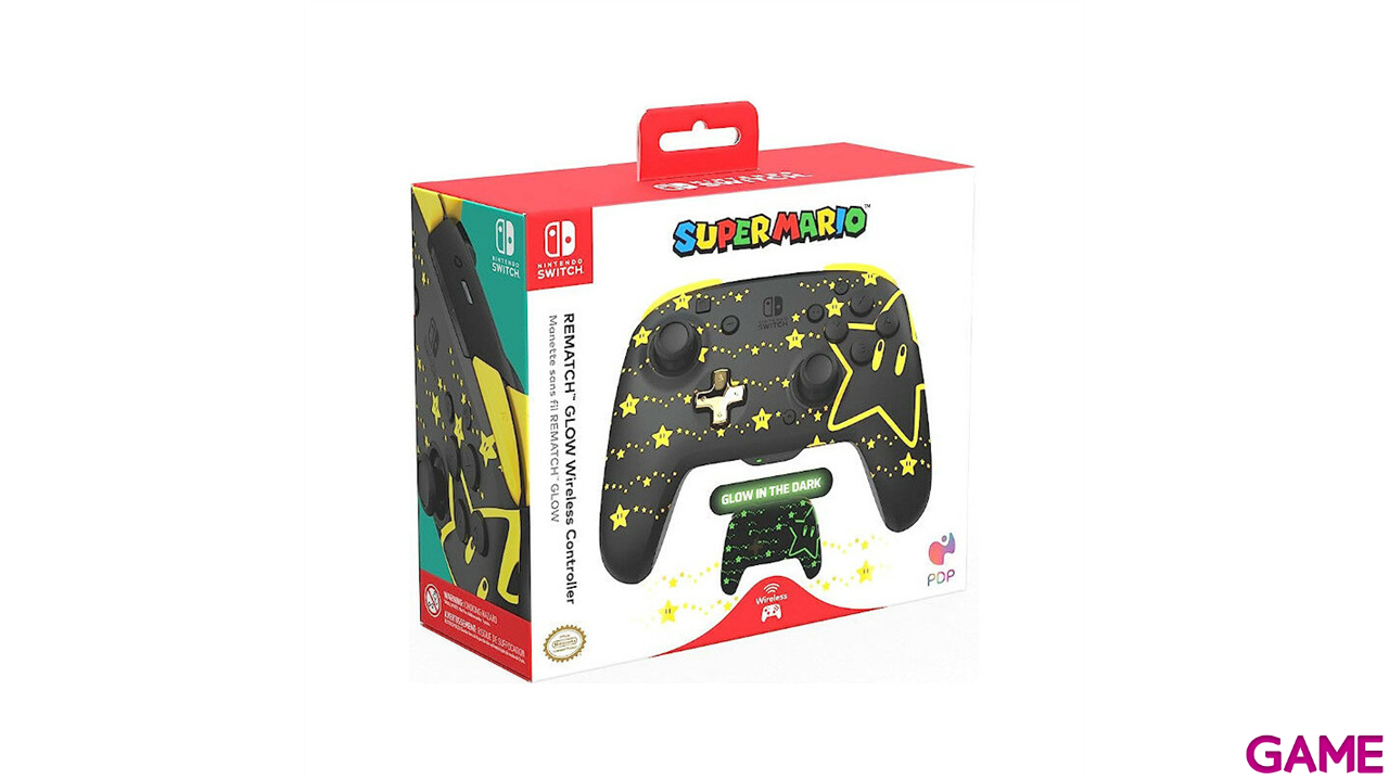 Controller Bluetooth PDP Rematch Mario Stars - Licencia oficial--2