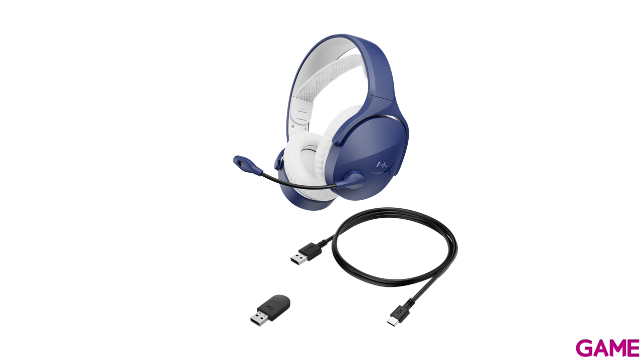 HyperX Cloud Jet Dual Wireless Light Blue - PC - PS5 - PS4 - Switch - Movil - Auriculares Gaming-2