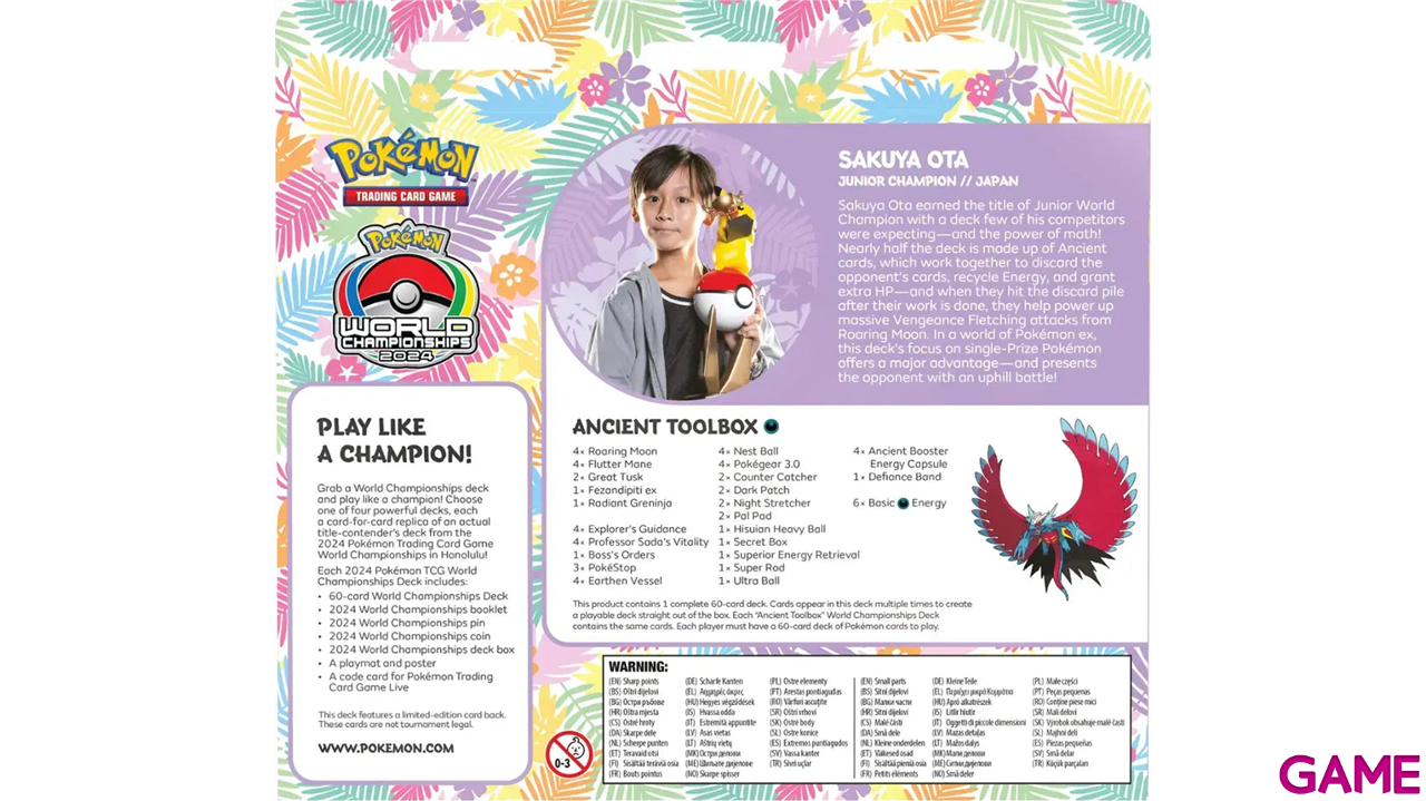 Battle Deck Pokemon World Champions Decks (inglés) (surtido)-1