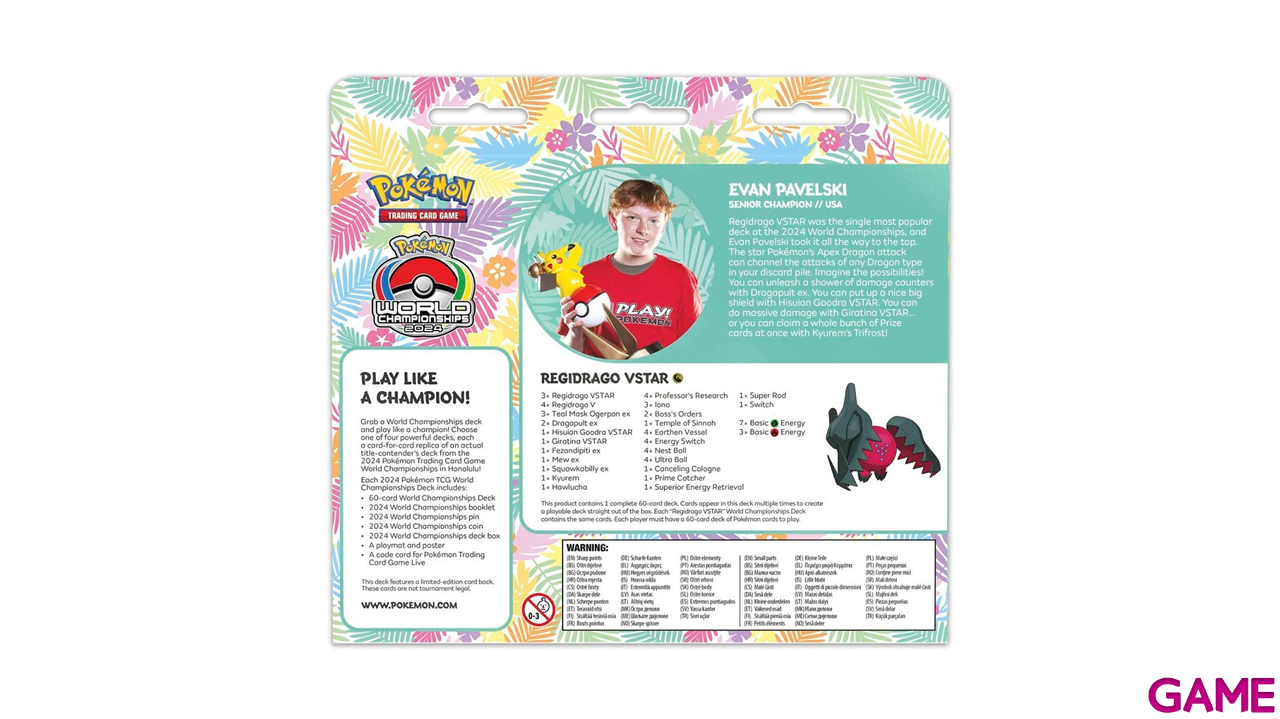 Battle Deck Pokemon World Champions Decks (inglés) (surtido)-2