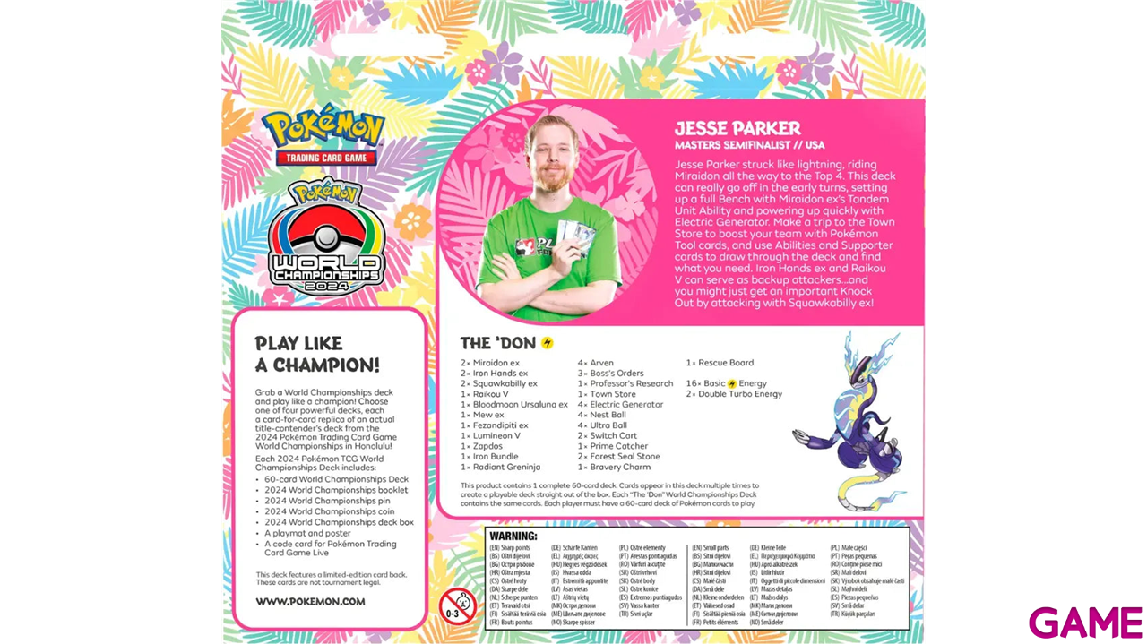 Battle Deck Pokemon World Champions Decks (inglés) (surtido)-3