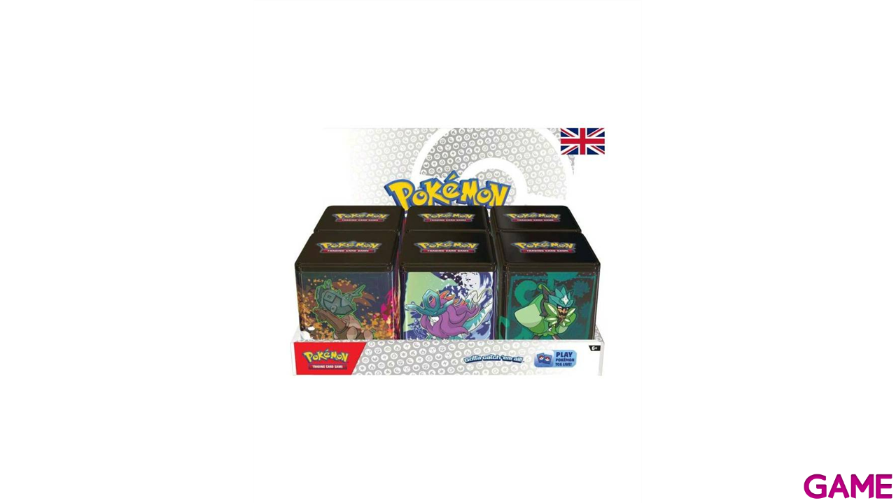 Lata de cartas Pokemon Scarlet & Violet (inglés) (surtido)-0