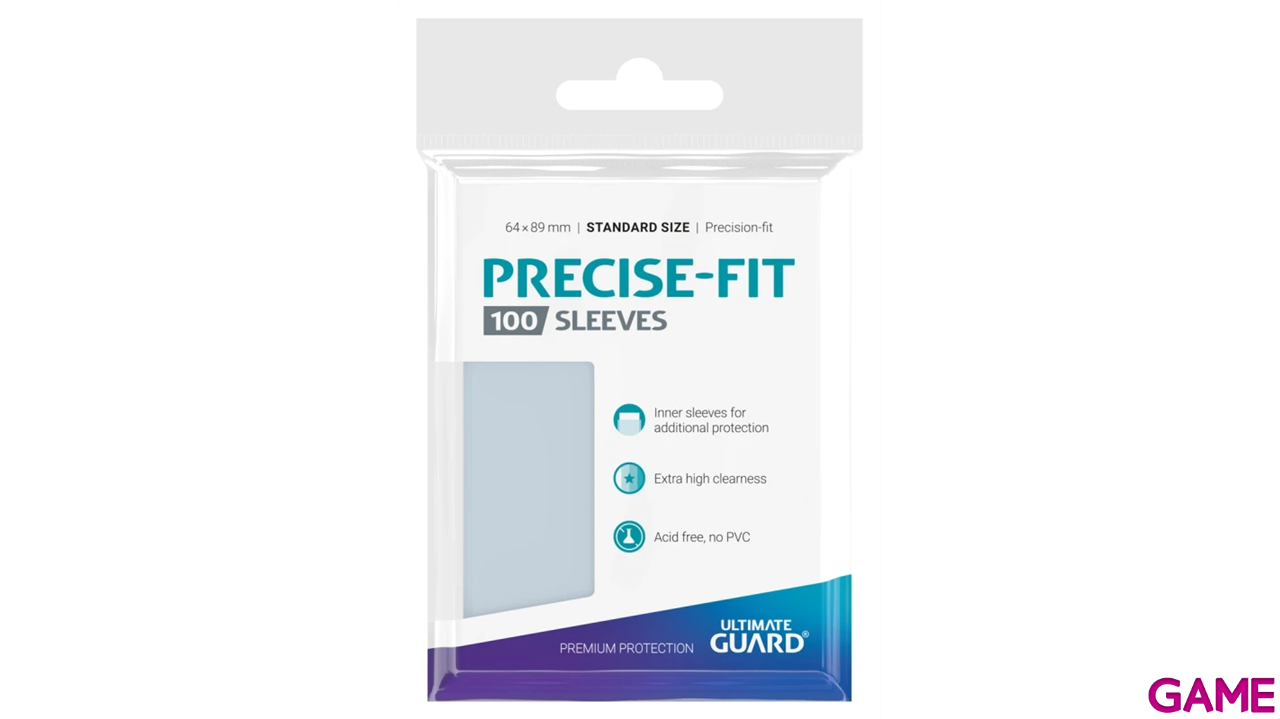 Fundas para cartas Ultimate Guard Precise-Fit Sleeves Tamaño Standard (100 uds)-2