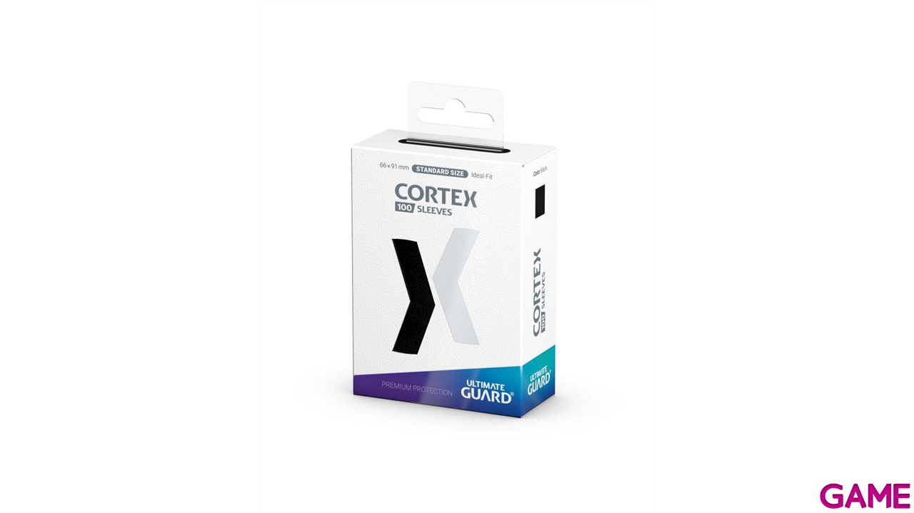 Fundas para cartas Ultimate Guard Cortex Sleeves Tamaño Standard de color negro (100 uds)-0