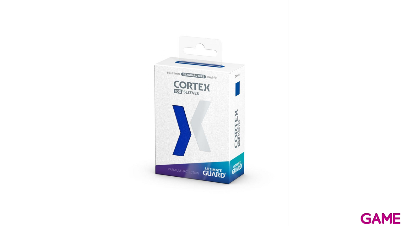 Fundas para cartas Ultimate Guard Cortex Sleeves Tamaño Standard de color azul (100 uds)-2