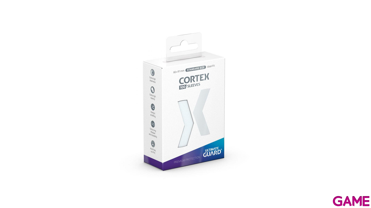 Fundas para cartas Ultimate Guard Cortex Sleeves Tamaño Standard de color transparente (100 uds)-3