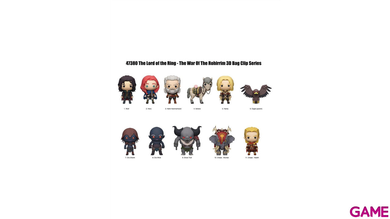 Colgante 3D El Señor de los Anillos War of Rohirrim para Mochilas y bolsos (surtido)-0