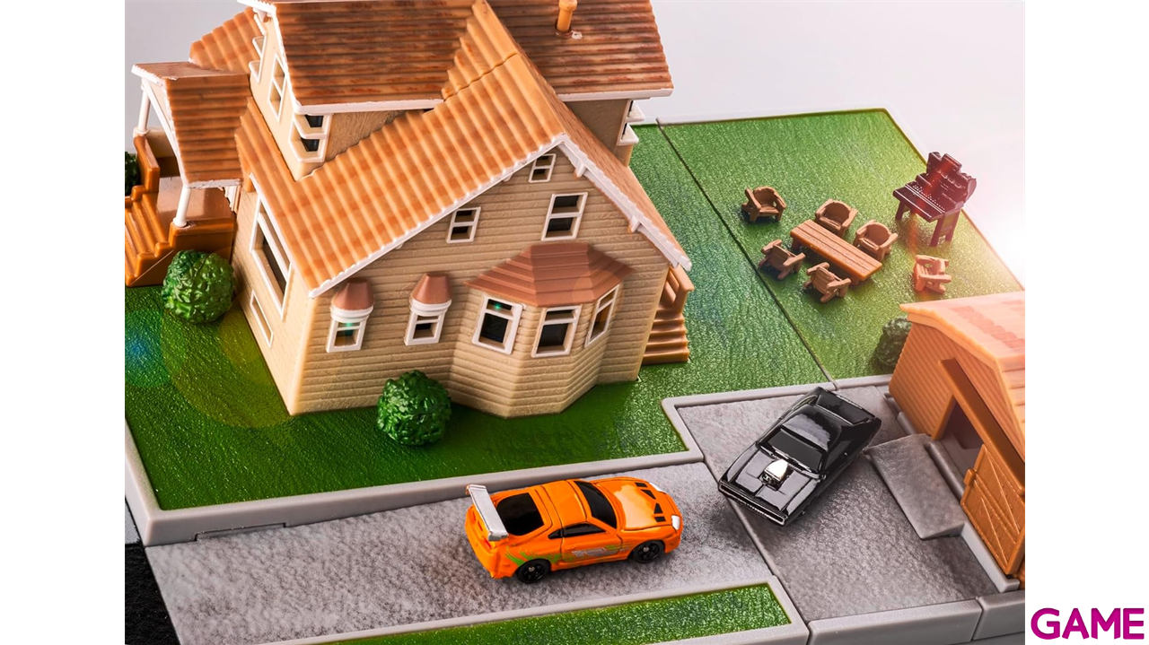 Diorama Fast & Furious Casa de Toretto con vehiculo-2