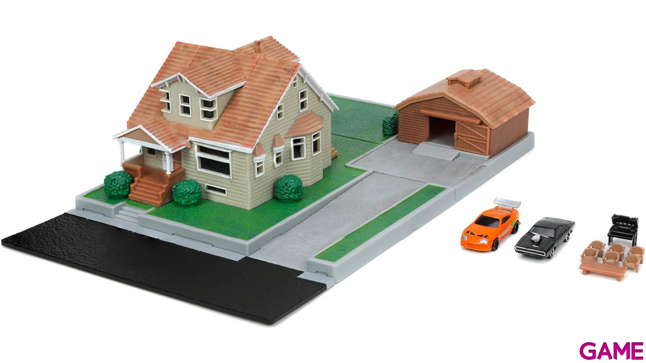 Diorama Fast & Furious Casa de Toretto con vehiculo-4