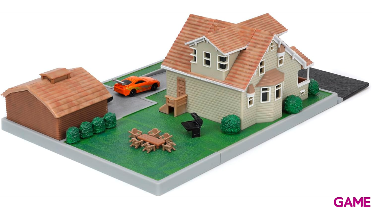 Diorama Fast & Furious Casa de Toretto con vehiculo-6