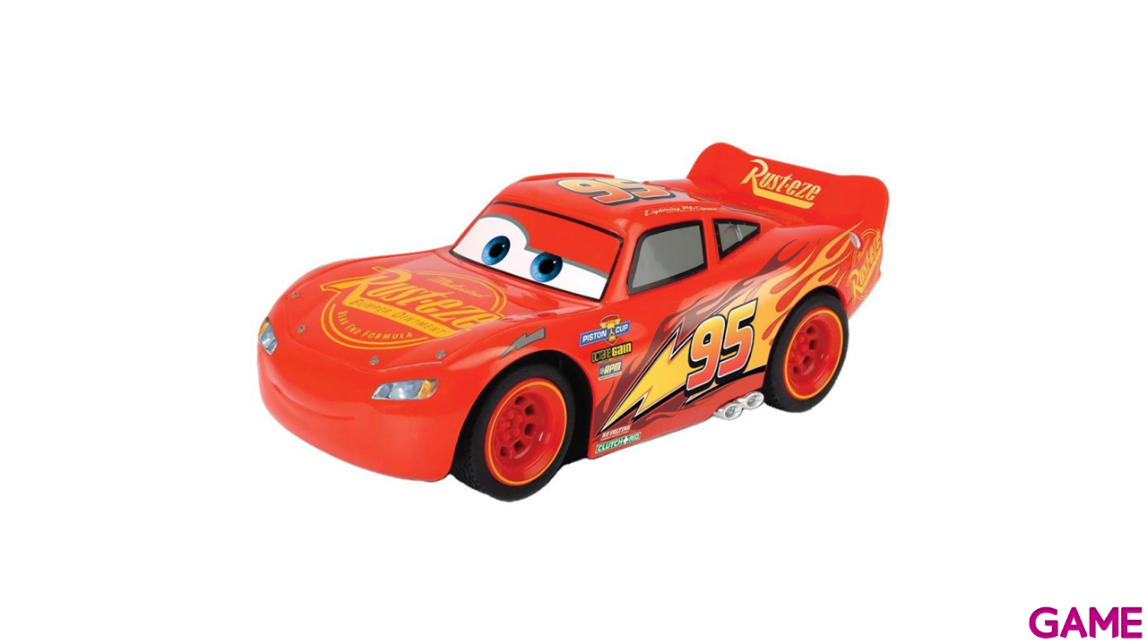 Coche de Radiocontrol Cars Rayo McQueen de 17 cm (escala 1/24)-0