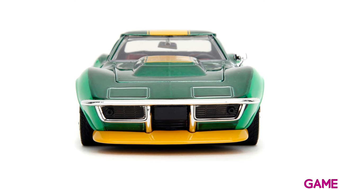 Pack Figura Y Vehiculo Street Fighter II Cammy and 1969 Chevrolet Corvette (Escala 1/24)-0