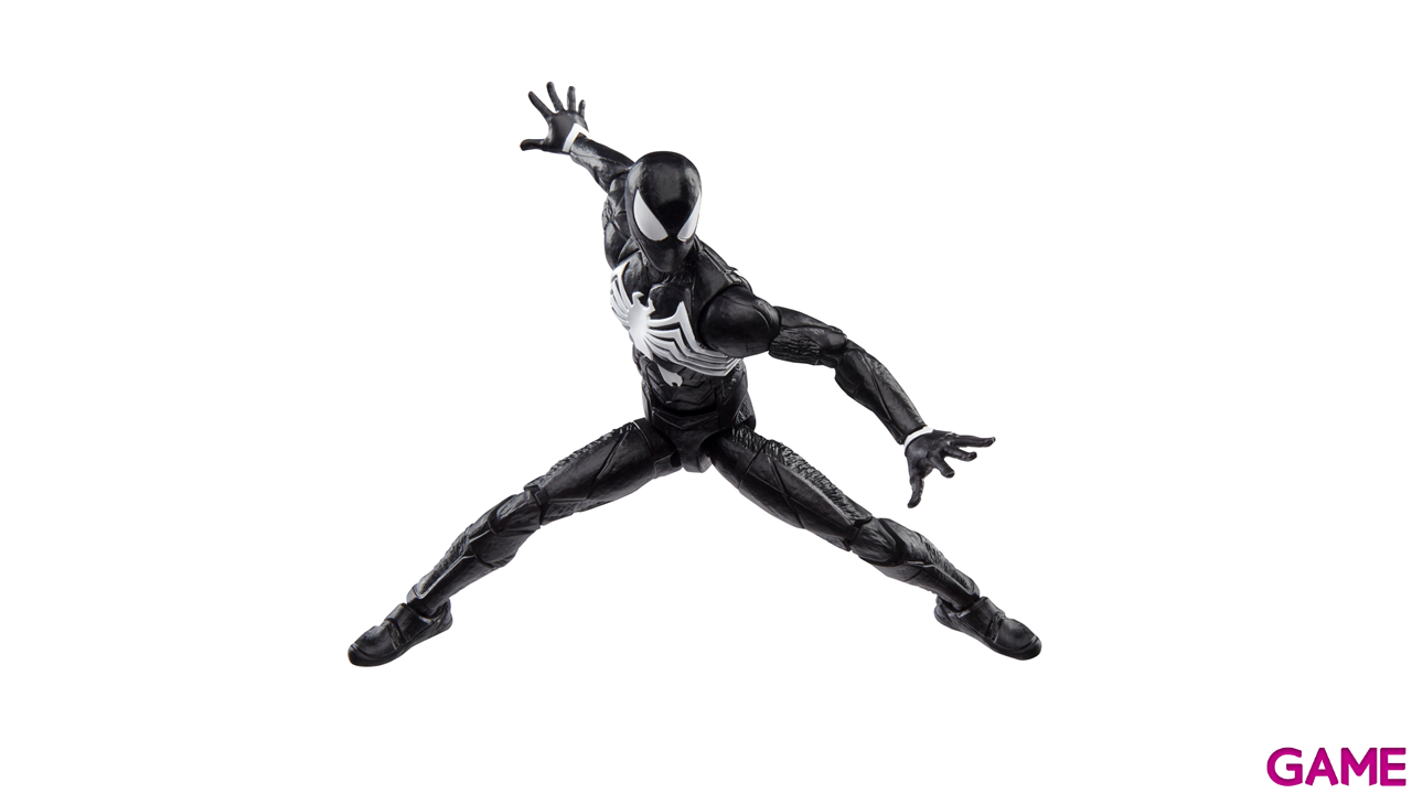 Figura Spiderman Marvel Legends Series Gamerverse Peter Parker (Traje Negro) de 15 Cm-1