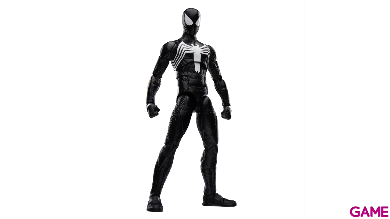 Figura Spiderman Marvel Legends Series Gamerverse Peter Parker (Traje Negro) de 15 Cm-4