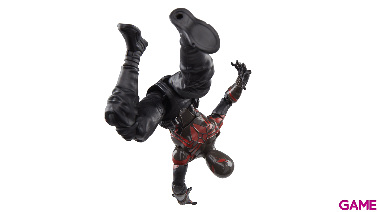 Figura Spiderman Marvel Legends Series Gamerverse Miles Morales (Traje Brooklyn 2099) De 15 Cm-4