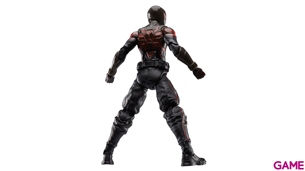 Figura Spiderman Marvel Legends Series Gamerverse Miles Morales (Traje Brooklyn 2099) De 15 Cm-5